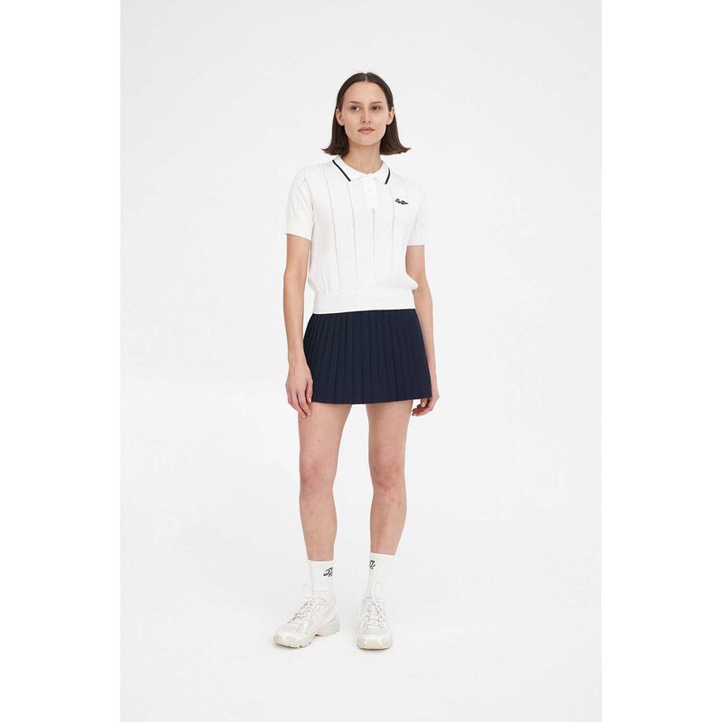 Huffer Womens Line Knit Polo image number 3